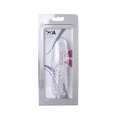 Прозрачная насадка с шишечками и шипами - 13,5 см. - Toyfa Basic - в Воронеже купить с доставкой