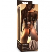 Коричневый мастубратор-вагина Nicole s Kitty - Blush Novelties - в Воронеже купить с доставкой