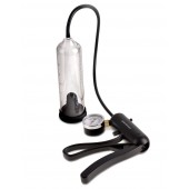 Вакуумная мужская помпа с датчиком давления Pro-Gauge Power Pump - Pipedream - в Воронеже купить с доставкой