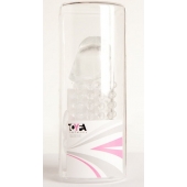 Гелевая прозрачная насадка с 2 отростками - 13 см. - Toyfa Basic - в Воронеже купить с доставкой