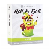 Стимулирующий презерватив-насадка Roll   Ball Apple - Sitabella - купить с доставкой в Воронеже