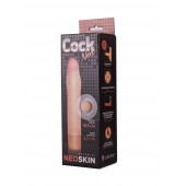 Телесная насадка-удлинитель из неоскин - 19,5 см. - LOVETOY (А-Полимер) - в Воронеже купить с доставкой