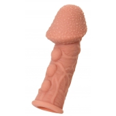 Насадка на фаллос с пузыриками, венками и ребристостью KOKOS Extreme Sleeve 09 - 12,7 см. - KOKOS - в Воронеже купить с доставкой