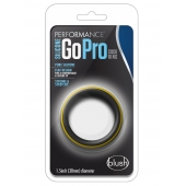 Черно-желтое силиконовое эрекционное кольцо Silicone Go Pro Cock Ring - Blush Novelties - в Воронеже купить с доставкой