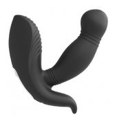 Черный вибромассажер простаты PROSTATE HERO - Dream Toys - в Воронеже купить с доставкой