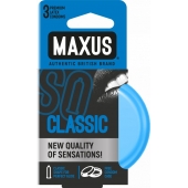 Классические презервативы в железном кейсе MAXUS Classic - 3 шт. - Maxus - купить с доставкой в Воронеже