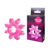 Розовое эрекционное кольцо Cockring star - Erowoman-Eroman - в Воронеже купить с доставкой