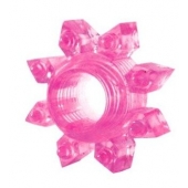 Розовое эрекционное кольцо Cockring star - Erowoman-Eroman - в Воронеже купить с доставкой