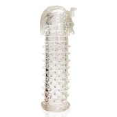 Закрытая прозрачная насадка на пенис Crystal Sleeve Faraon - 13,5 см. - Erowoman-Eroman - в Воронеже купить с доставкой