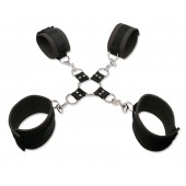 Наручники и наножники с фиксацией Extreme Hog-Tie Kit - Pipedream - купить с доставкой в Воронеже