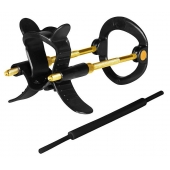 Черно-золотистый экстендер для пениса Sex Expert - Sex Expert - в Воронеже купить с доставкой