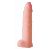 Телесная насадка на Harness с коннектором BLACK LINE - 18,5 см. - LOVETOY (А-Полимер) - купить с доставкой в Воронеже