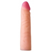 Телесная насадка на Harness с коннектором GREEN LINE - 17,5 см. - LOVETOY (А-Полимер) - купить с доставкой в Воронеже