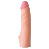 Телесная насадка на Harness с коннектором RED LINE  - 19,5 см. - LOVETOY (А-Полимер) - купить с доставкой в Воронеже