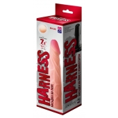 Телесная насадка на Harness с коннектором RED LINE - 19 см. - LOVETOY (А-Полимер) - купить с доставкой в Воронеже