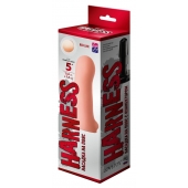 Телесная насадка на Harness с коннектором RED LINE - 13 см. - LOVETOY (А-Полимер) - купить с доставкой в Воронеже