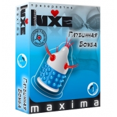 Презерватив LUXE Maxima  Глубинная бомба  - 1 шт. - Luxe - купить с доставкой в Воронеже
