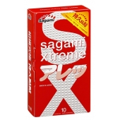 Утолщенные презервативы Sagami Xtreme Feel Long с точками - 10 шт. - Sagami - купить с доставкой в Воронеже