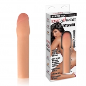 Телесная реалистичная насадка для увеличения члена - 20 см. - Erotic Fantasy - в Воронеже купить с доставкой