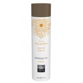 Массажное масло с ароматом жасмина с добавлением арганового масла - 100 мл. - Shiatsu - купить с доставкой в Воронеже