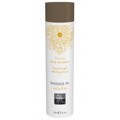 Массажное масло с ароматом иланг-иланга с добавлением масла зародышей пшеницы - 100 мл. - Shiatsu - купить с доставкой в Воронеже