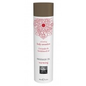 Массажное масло с ароматом кориандра с добавлением сандалового масла - 100 мл. - Shiatsu - купить с доставкой в Воронеже