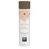 Массажное масло с ароматом апельсина с добавлением сандалового масла - 100 мл. - Shiatsu - купить с доставкой в Воронеже