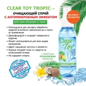 Очищающий спрей для игрушек CLEAR TOY Tropic - 100 мл. - Биоритм - купить с доставкой в Воронеже