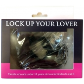 Черные меховые наручники Love с ключиками - Baile - купить с доставкой в Воронеже