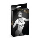 Черная упряжь на грудь Julia - Bijoux Pour Toi - купить с доставкой в Воронеже