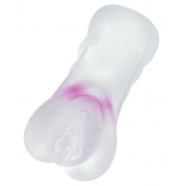 Прозрачный реалистичный мастурбатор Juicy Pussy Crystal Rose - ToyFa - в Воронеже купить с доставкой