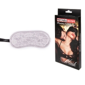 Серая кружевная маска на резиночке - Notabu - купить с доставкой в Воронеже