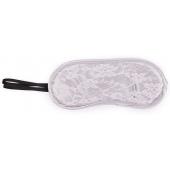 Серая кружевная маска на резиночке - Notabu - купить с доставкой в Воронеже