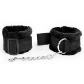 Черные оковы на регулируемых пряжках - Notabu - купить с доставкой в Воронеже