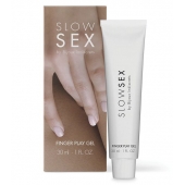 Гель для мастурбации с ароматом кокоса Slow Sex Finger Play Gel - 30 мл. - Bijoux Indiscrets - купить с доставкой в Воронеже