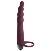 Бордовая вибронасадка для двойного проникновения Bramble - 16,5 см. - Lola Games - купить с доставкой в Воронеже