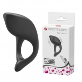 Черное перезаряжаемое эрекционное кольцо Gemma - Baile - в Воронеже купить с доставкой