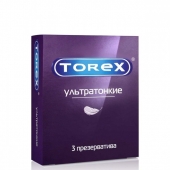 Презервативы Torex  Ультратонкие  - 3 шт. - Torex - купить с доставкой в Воронеже