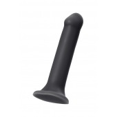 Черный фаллос на присоске Silicone Bendable Dildo XL - 20 см. - Strap-on-me - купить с доставкой в Воронеже