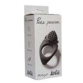 Черное эрекционное виброкольцо Pure Passion Midnight - Lola Games - в Воронеже купить с доставкой