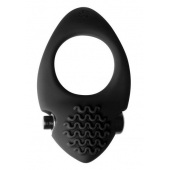 Черное эрекционное виброкольцо Pure Passion Midnight - Lola Games - в Воронеже купить с доставкой