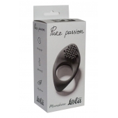 Черное эрекционное виброкольцо Pure Passion Moonshine - Lola Games - в Воронеже купить с доставкой