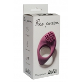 Бордовое эрекционное виброкольцо Pure Passion Moonshine - Lola Games - в Воронеже купить с доставкой
