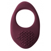 Бордовое эрекционное виброкольцо Pure Passion Moonshine - Lola Games - в Воронеже купить с доставкой