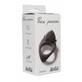 Черное эрекционное виброкольцо Pure Passion Sunset - Lola Games - в Воронеже купить с доставкой