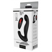 Черный вибромассажер простаты SWIRLING P-PLEASER - Dream Toys - в Воронеже купить с доставкой