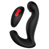 Черный вибромассажер простаты SWIRLING P-PLEASER - Dream Toys - в Воронеже купить с доставкой