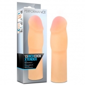 Телесная насадка-удлинитель на пенис PERFORMANCE 1.5INCH COCK XTENDER - 16 см. - Blush Novelties - в Воронеже купить с доставкой