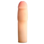 Телесная насадка-удлинитель на пенис PERFORMANCE 1.5INCH COCK XTENDER - 16 см. - Blush Novelties - в Воронеже купить с доставкой