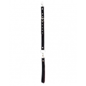 Бордовый поводок для ошейника Ladys Arsenal - БДСМ Арсенал - купить с доставкой в Воронеже